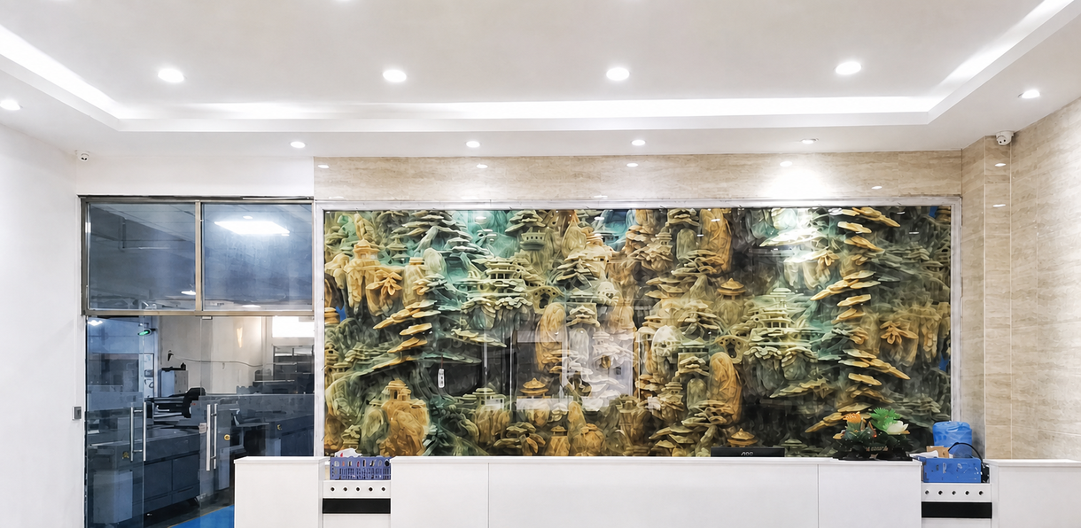UV printer showroom